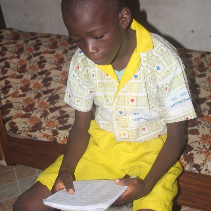 A child reading