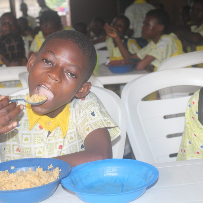 Children while eating